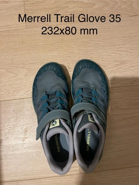 Merrell trail glove 35, merrel,35