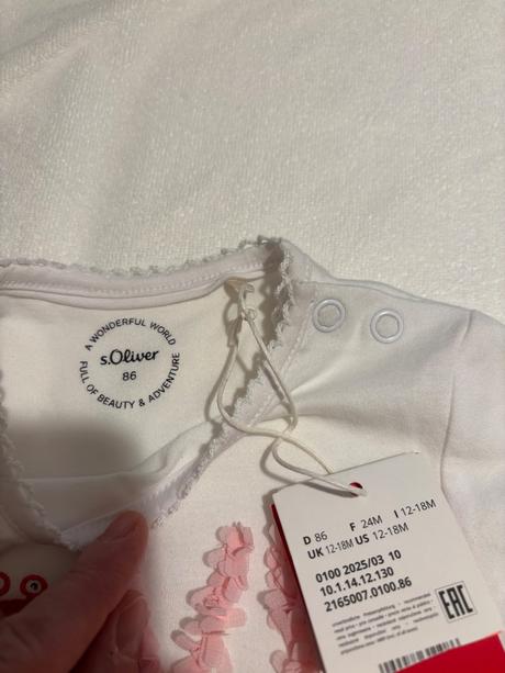 Soliver tričko dlhy rukav 86, s.oliver,86