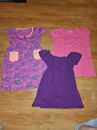 Šaty a 2 ks tričko veľ 140/146, alpine pro,140