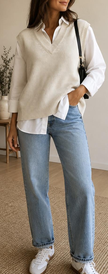 Oversize pletená vesta, h&m,s