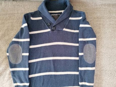 Pulóver / sveter so záplatami, c&a,134
