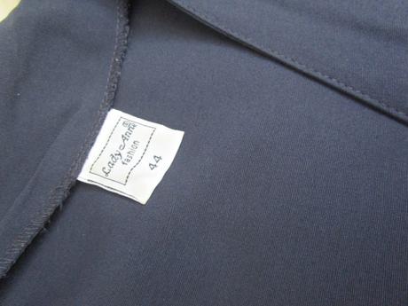 3095. tmavomodrá košeľa, lady ann,xl
