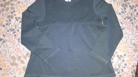 Tričko s čipkou, palomino,110