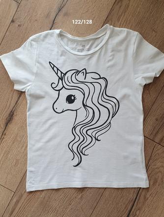 Tričko s jednorožcom, h&m,122