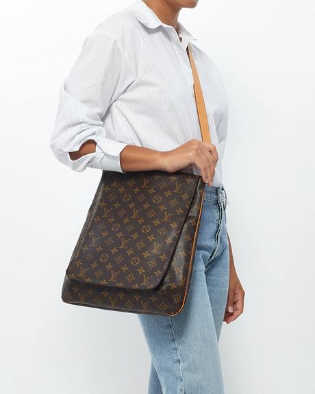 Louis vuitton musette salsa gm originál kabelka, louis vuitton