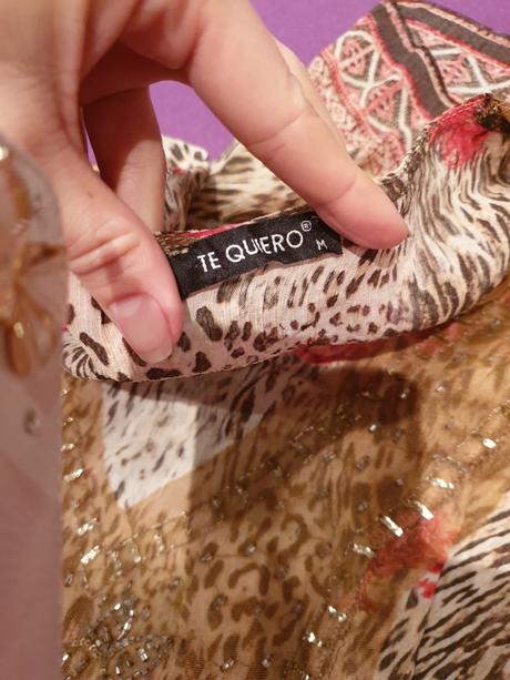 Plážový top te quiero, m