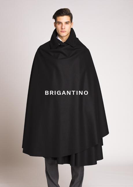 Luxusne panske vlnene glamurne pončo/kabat, l / m / s / xl