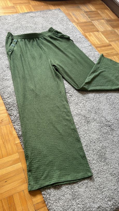 Letné zelene nohavice, xl