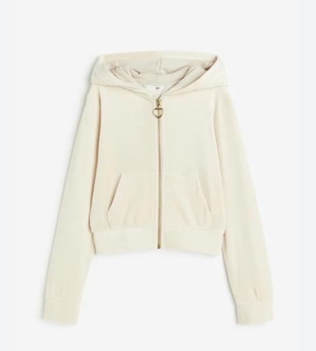 Zamatová mikina h&m 158/164, h&m,158 / 164 / s / xs