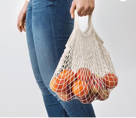 Taška sieťovaná sieťka kabelka eko, 