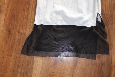 Dievčenské tričko s tylom, lindex,146