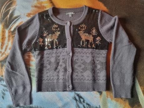 Sveter so zimným motívom, benetton,146