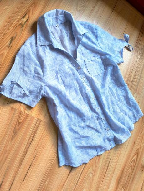 Polobavlnená vzdušná blúzka, l