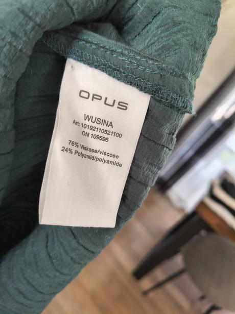 Opus nádherné zelené voľné šaty m, m