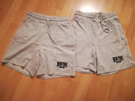 2x sivé kraťasy s, terranova, terranova,s