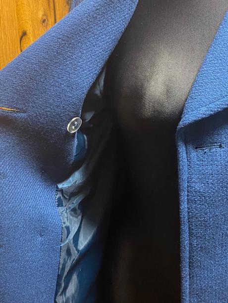 Oasis - tyrkysovo-modrý kabát, xs