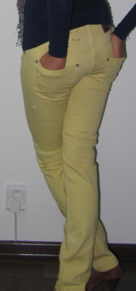Žlté nohavice okay, okay,36