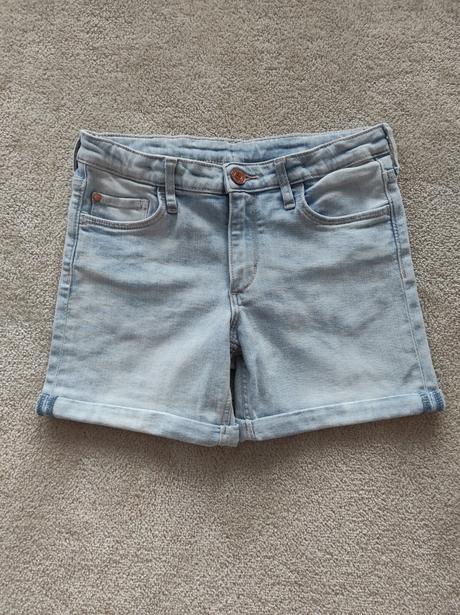 Riflové kraťasy, h&m,146