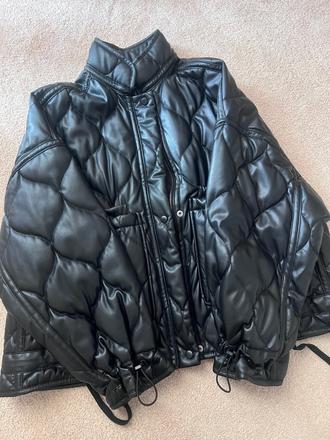 Koženková bunda zara, zara,xs