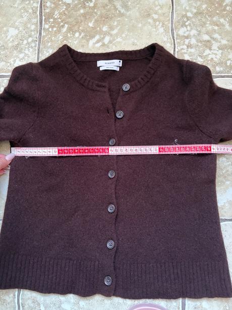 Vlnený čokoládovo hnedý sveter reserved, reserved,xs