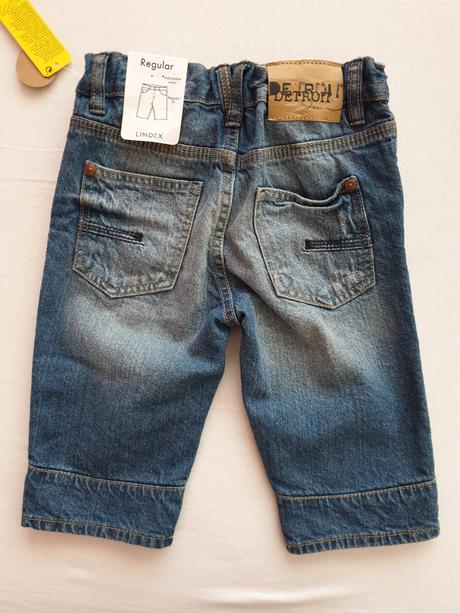 Trojštvrtové riflove nohavice, lindex,110