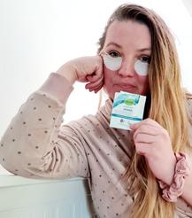 alverde NATURKOSMETIK Vankúšiky pod oči Hydro, 2 ks