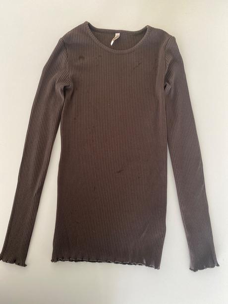 Hnede basic tricko pompdelux, pompdelux,140