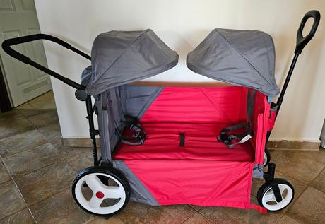 Detský vagon, kočík pre dve deti radio flyer, 