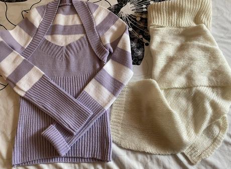 Pásikový pulóver zn. lycra v. 152/158, 158