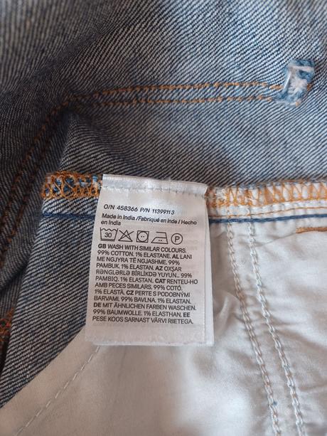 Tmavomodré rifle h&m, h&m,170