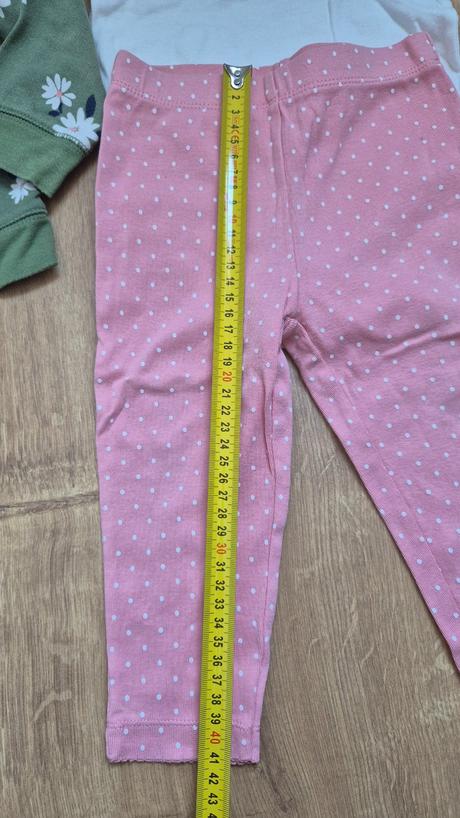 Krásny set mikina+body+leginy kvetinový, carter's,86