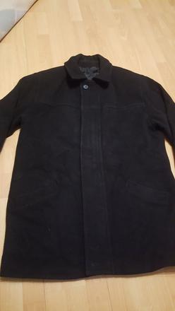 Pánsky čierny kabát, xl