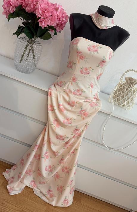 Oh polly luxusné maxi šaty mermaid strih, 36