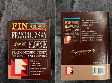 Francouzsko-český, česko-francouzský slovník,