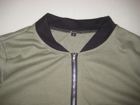 Kaki mikina tenka, s