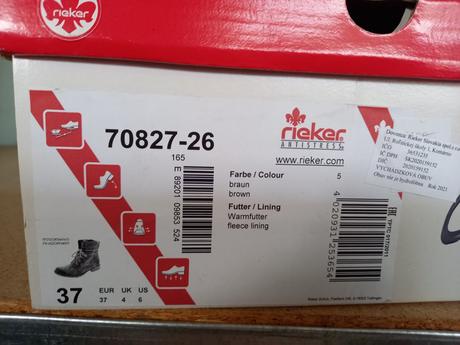 Jesenné topánky, rieker,37