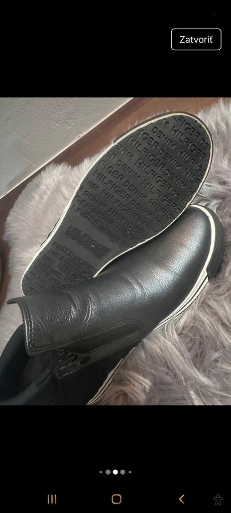 Členkové topánky, tommy hilfiger,38