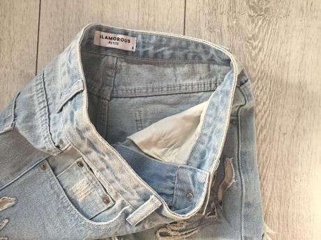 Damske kratke riflove nohavice, s