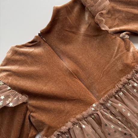 Dievčenské hrubo zateplené šaty, 104 / 110