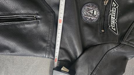 Koženková, kožená bunda, m