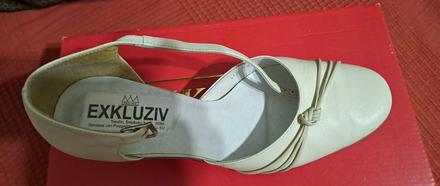 Béžové dámske lodičky vel.38, 38