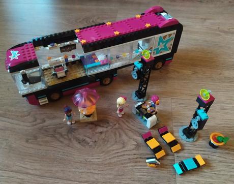 Lego friends pop star bus, 