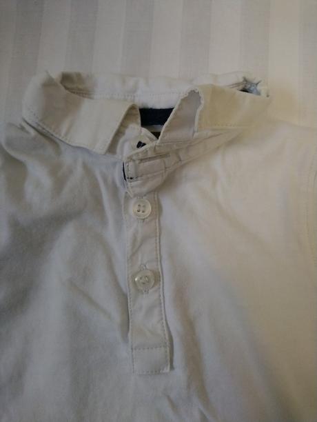 2 ks chlapčenských bielych tričiek na 9-12 mesiac., early days,80