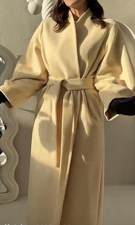 Zara vlnený barrel kabat, zara,l