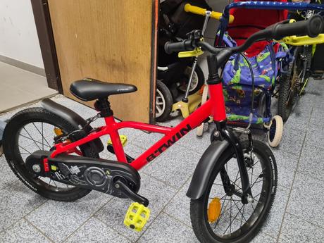 Bicykel b-twin odľahčený 16, 16