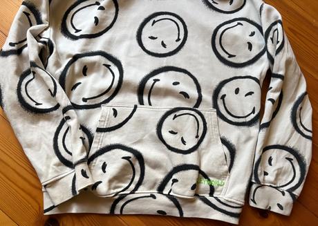 Smajlikova krasna mikina top stav, h&m,158