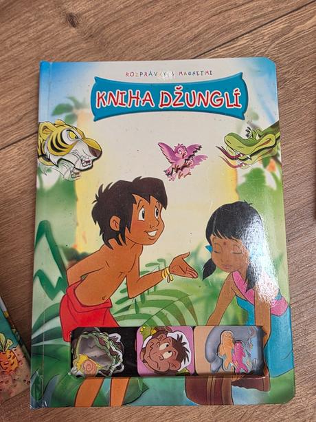 Kniha s magnetkami - kniha džunglí,