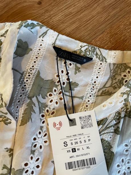 Vzorované saty zara, zara,36 / s