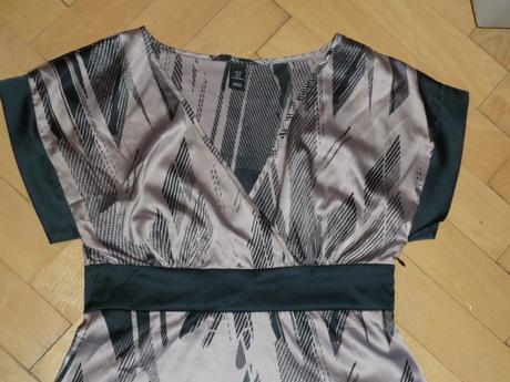 Saténový top, h&m,m