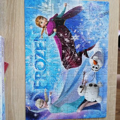 Puzzle frozen,
